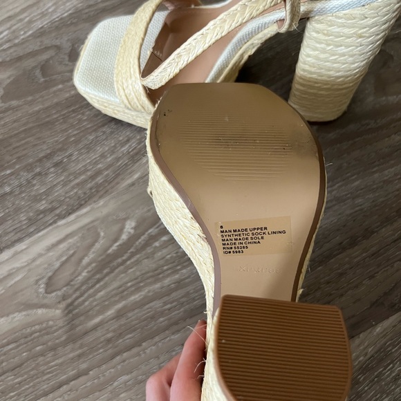 Express Rope Platform Heels - Picture 3 of 3